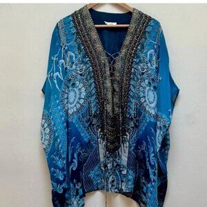 Camilla Short Lace Up "Twilight Circus" Kaftan